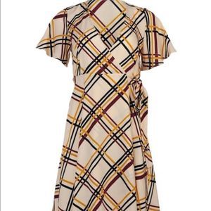 Forever 21 | Retro Plaid Wrap Dress